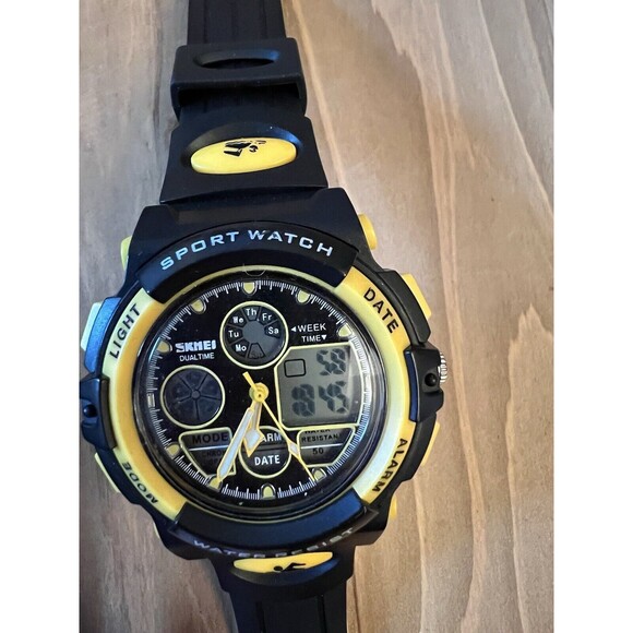 skmei watch Yellow And Black Working - Picture 1 of 5